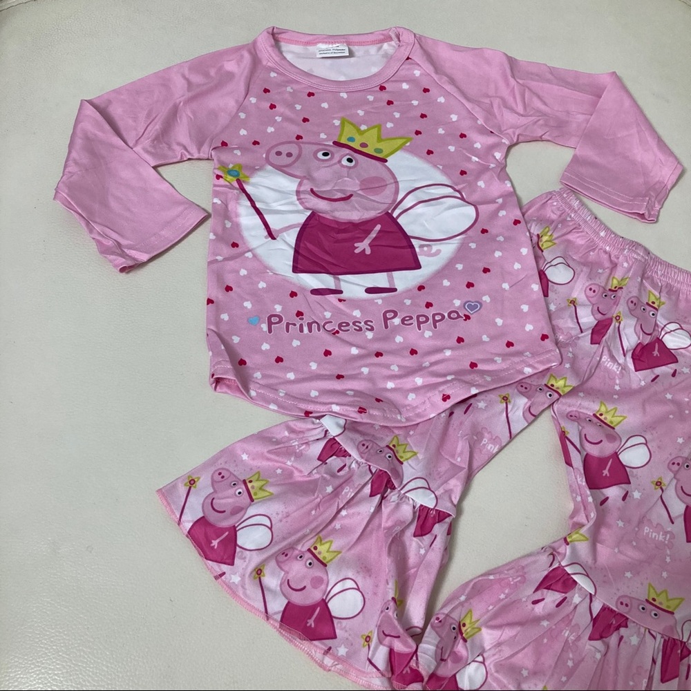 Peppa pig cute pink pants set - Picture 4 of 5